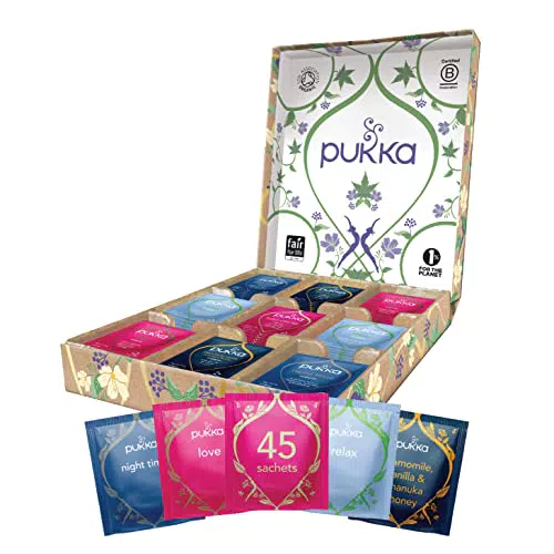 Pukka Herbs, Relax Selection Box, 45 filtri