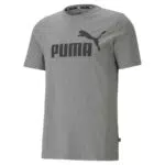 Puma ESS Logo Tee, Maglietta Uomo, Grigio, M