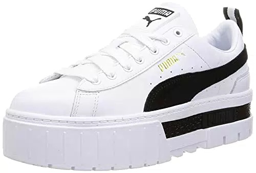 Puma Mayze Lth Wn's - Scarpe Da Ginnastica Basse Donna