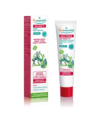 Puressentiel - SOS Insetti - Crema Multi-Lenitiva Bimbo - Punture di insetti