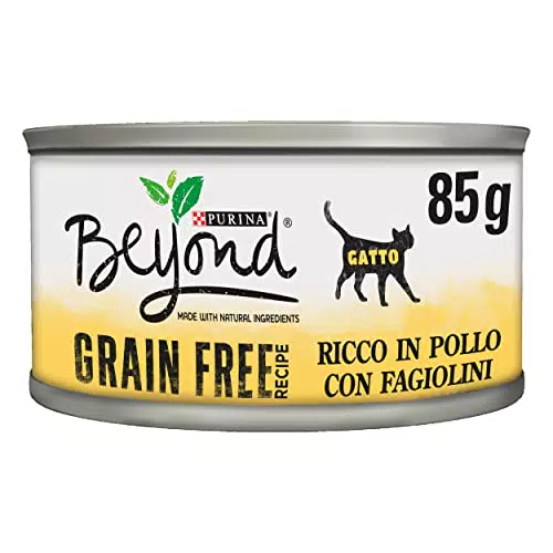 Purina Beyond Grain Free Umido Gatto Ricco in Pollo con Fagiolini