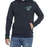 REPLAY M6569B, Felpa con cappuccio Uomo, Blu, XXXL