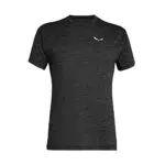 Salewa Puez Melange T-shirt, Uomo, Black Out Melange