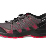 Salomon XA Pro V8 Climasalomon Waterproof Scarpe da Outdoor da Bambini, nero/rosso, 38