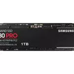 Samsung 980 PRO M.2 NVMe SSD, 1 TB, PCIe 4.0, 7, 000 MB/s Read