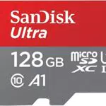 SanDisk Ultra 128 GB microSDXC UHS-I scheda per Chromebook con adattatore SD e velocità di trasferimento fino a 140 MB/s