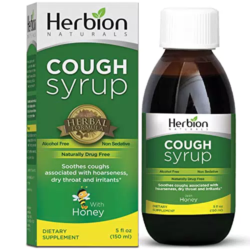 Sciroppo per la tosse Herbion Naturals, aiuta ad alleviare tosse e mal di gola