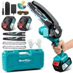 Seesii Mini Motosega a Batteria per Potatura con 8000mAh Batterie