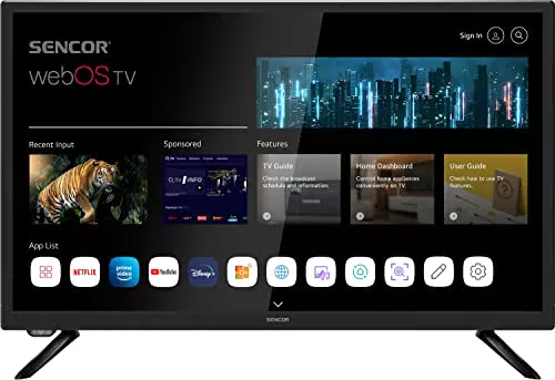 Sencor Smart TV HD 24"- nero