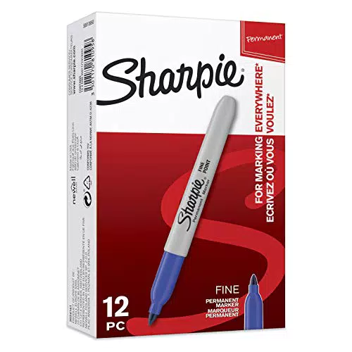 Sharpie Pennarelli Indelebili, Punta Fine, Scatola da 12