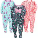 Simple Joys by Carter's Pigiama con Piede in Jersey di Poliestere Ampio Bimba