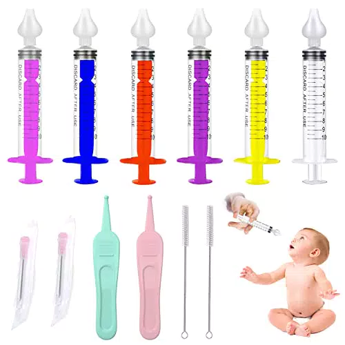 Siringhe Lavaggio Nasale Neonato Pcs Siringa Per Lavaggi Nasali Bambini Riutilizzabile Portatile Lavaggio Nasale Bambini Portatile Con 2 PCs Spazzola Di Pulizia Pcs Ago Clip Per Caccole