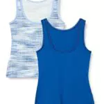 Sloggi Go Tank Top C2p Maglietta 02, Blu-Dark Combination