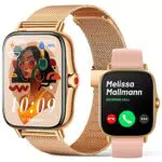 Smartwatch Donna Chiamata Bluetooth e Risposta Vivavoce