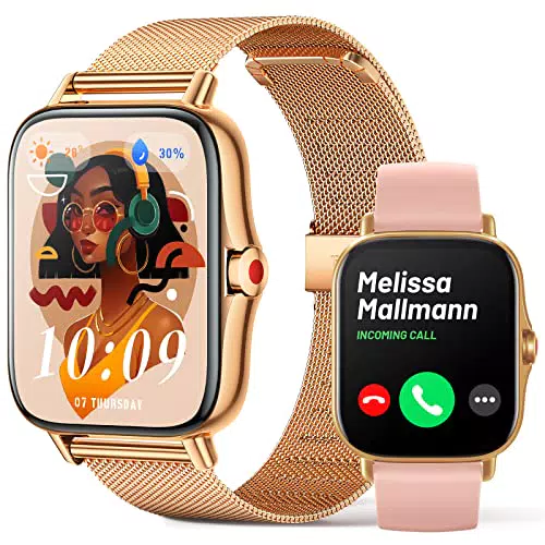 Smartwatch Donna Chiamata Bluetooth e Risposta Vivavoce