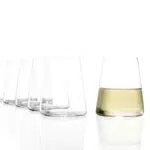 Stölzle Lausitz Power bicchieri vino senza stelo I 380ml I Set 6 bicchieri vino bianco I per lavastoviglie I cristallo senza piombo I pregiata qualità I bicchieri vino eleganti infrangibili