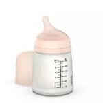 Suavinex - Biberon Anticolica Zero Zero, 0+ mesi, 180ml -Tettarella per allattamento soft