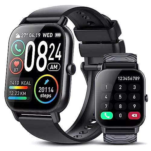 Sudugo Smartwatch, 1, 85'' Schermo Orologio Fitness Uomo Donna con Chiamata e Risposta
