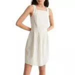 Superdry Blaire Broderie Dress Vestito, Avorio, S Donna