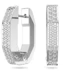 Swarovski Orecchini a cerchio Dextera, Ottagonale, Piccoli