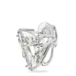 Swarovski Orecchino a clip Mesmera, Singolo, Delta, Bianco