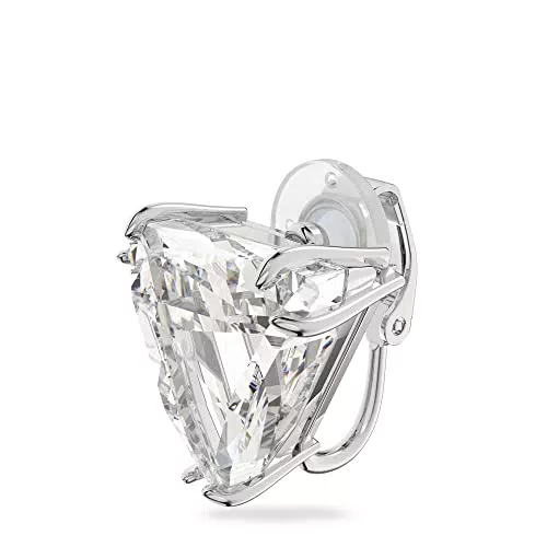 Swarovski Orecchino a clip Mesmera, Singolo, Delta, Bianco