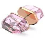 Swarovski Orecchino a lobo Lucent, Singolo, Rosa, Placcato color oro Rosa