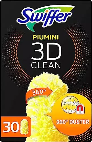 Swiffer Duster Piumini Catturapolvere, 30 Piumini 3D