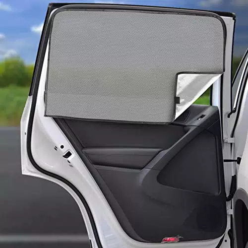 Tenda parasole magnetica per auto, con velcro autoadesivo