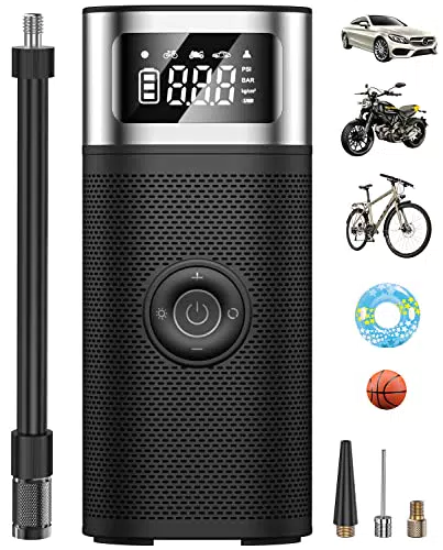 tEokEibEno 6000mAh Mini Compressore Aria Portatile Auto