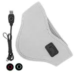 Termoforo Elettrico per Collo, Collare Cervicale Riscaldato per Sollievo Dal Dolore Al Collo Avvolgimento per Collo Riscaldato USB 3 Tutore per Collo a Temperatura Regolabile