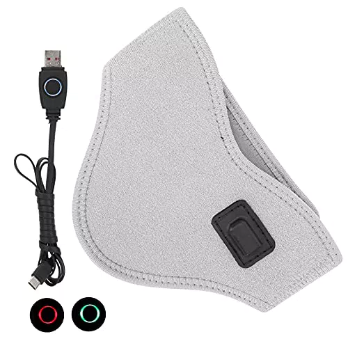 Termoforo Elettrico per Collo, Collare Cervicale Riscaldato per Sollievo Dal Dolore Al Collo Avvolgimento per Collo Riscaldato USB 3 Tutore per Collo a Temperatura Regolabile