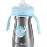 Tescoma Papu Papi Biberon Termico, Acciaio Inox, Azzurro