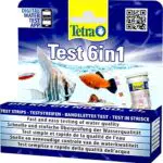 Tetra Test 6in1, Test dell'Acqua per l'Acquario, Controllo Facile e Veloce della Qualità dell'Acqua
