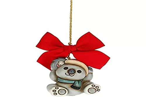 THUN - Addobbo per Albero di Natale Koala - Decorazioni Natale Casa - Formato Grande - Ceramica - 5