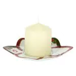 THUN - Candela con piattino Magico Natale