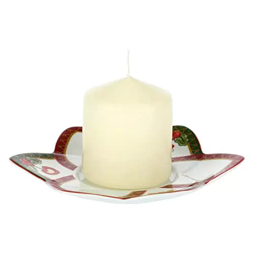 THUN - Candela con piattino Magico Natale