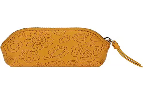 THUN, Portachiavi Prestige Giallo Decorato con Icone Thun in Embossed