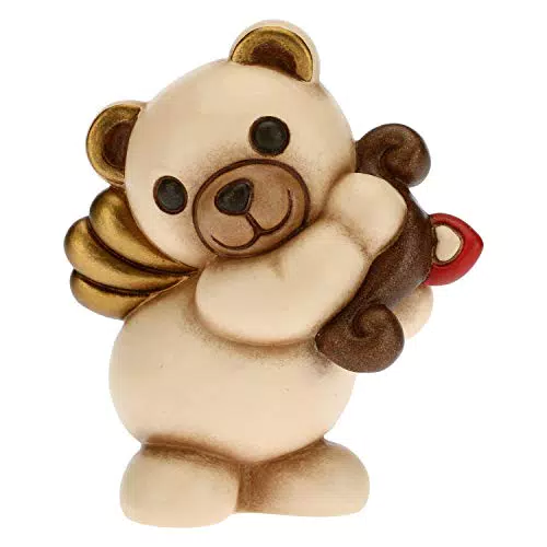 THUN - Soprammobile Teddy Cupido - Idea Regalo per Il Giorno degli Innamorati - Soprammobile da Collezione - Linea Tell Me Your Love - Formato Piccolo - Ceramica - 6