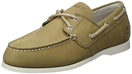 Timberland Cedar bay 2 Eye Boat Shoe, Uomo, Medium Beige Nubuck