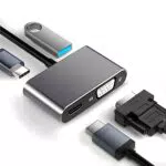 TMINGZ USB C Hub, Hub USB C Multi-Port con HDMI 4K, 1080P VGA