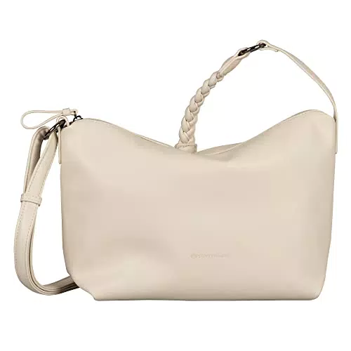 TOM TAILOR Zenia, Borsa a Tracolla Donna, Bianco Sporco