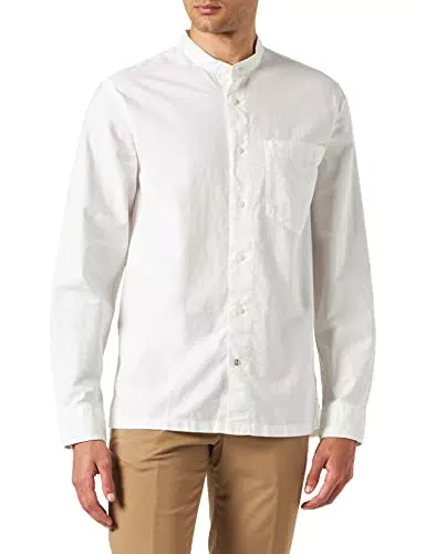 Tommy Hilfiger Camicia Uomo Pigment Mandarin Maniche Lunghe
