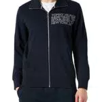 Tommy Hilfiger Felpa con Cappuccio e Zip Uomo Badged Graphic Zip Through Cerniera