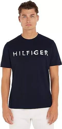 Tommy Hilfiger Hilfiger Ink Tee S/S T-Shirt, Desert Sky