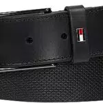 Tommy Hilfiger Layton 3.5 Cinture, Black, 105 Uomo