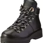 Tommy Hilfiger Leather Outdoor Flat Boot, Stivali alla Moda Donna