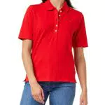 Tommy Hilfiger Maglietta Polo Maniche Corte Donna 1985 Pique Polo Regular Fit