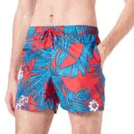Tommy Hilfiger Pantaloncino da Bagno Uomo Medium Drawstring Print Lungo