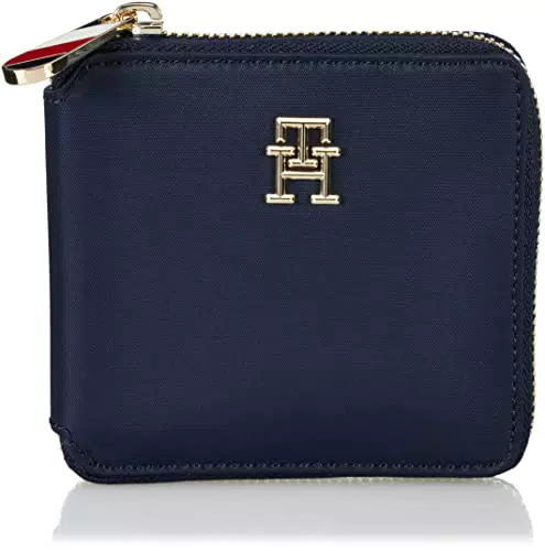 Tommy Hilfiger Portafoglio Donna Poppy Med Piccolo, Blu